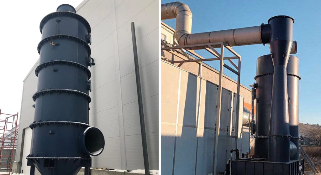 wet scrubber packing