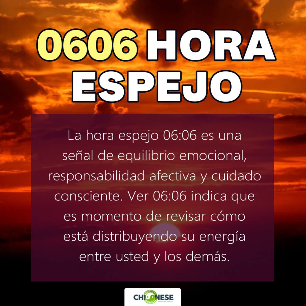 0606 hora espejo