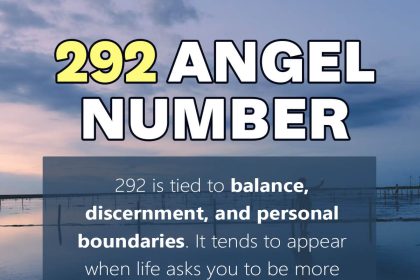 292 angel number