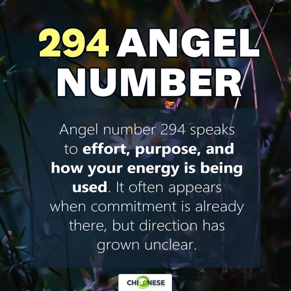 294 angel number