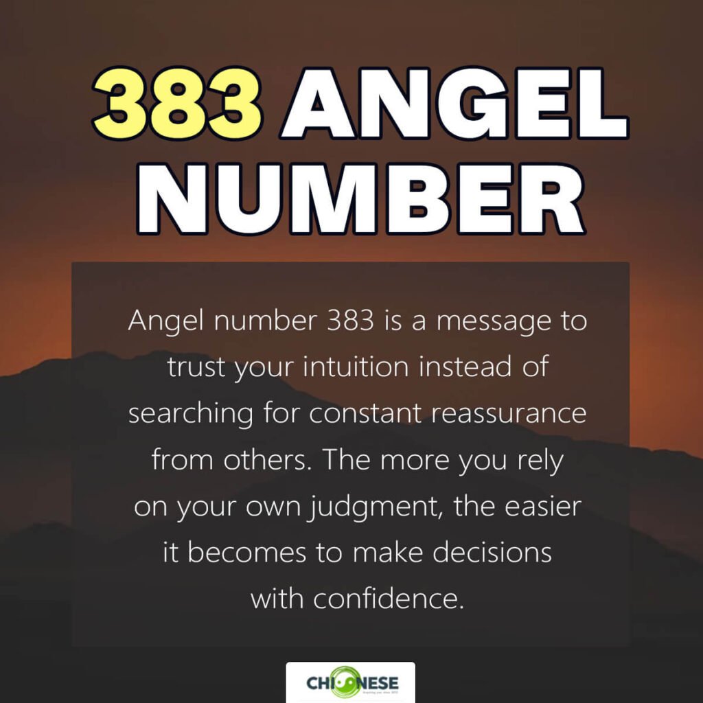 383 angel number