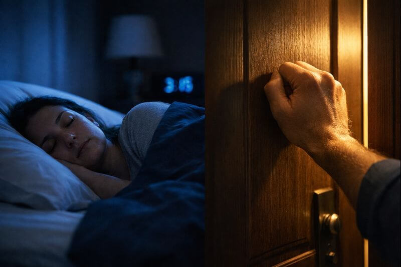 knocking in my dream woke me up