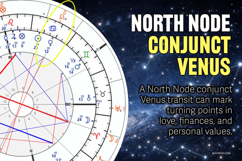 north node conjunct venus transit