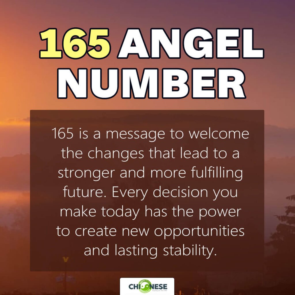 165 angel number