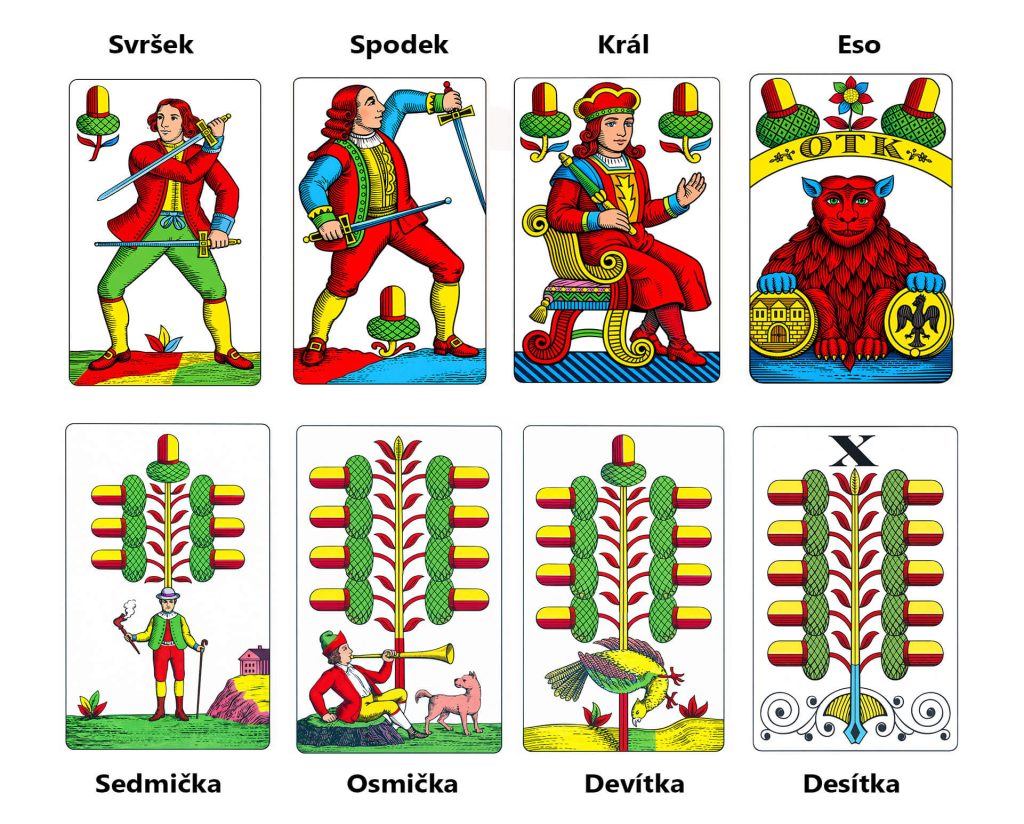 mariášové karty žaludy