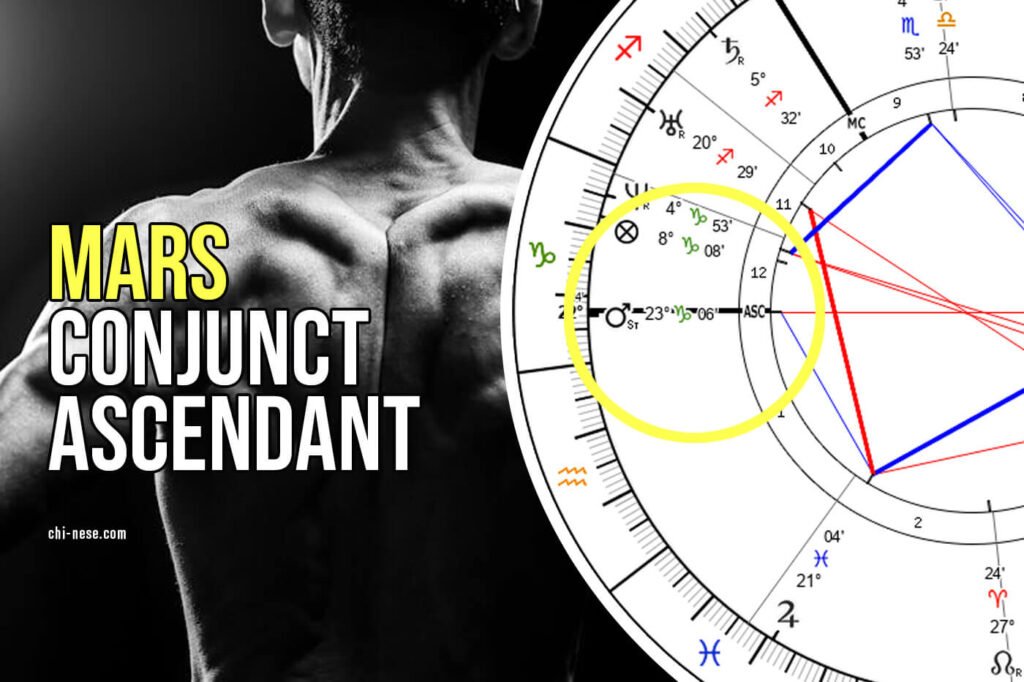 mars conjunct ascendant physical appearance