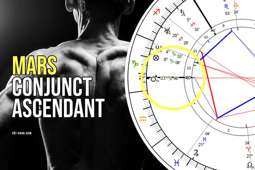 mars conjunct ascendant physical appearance
