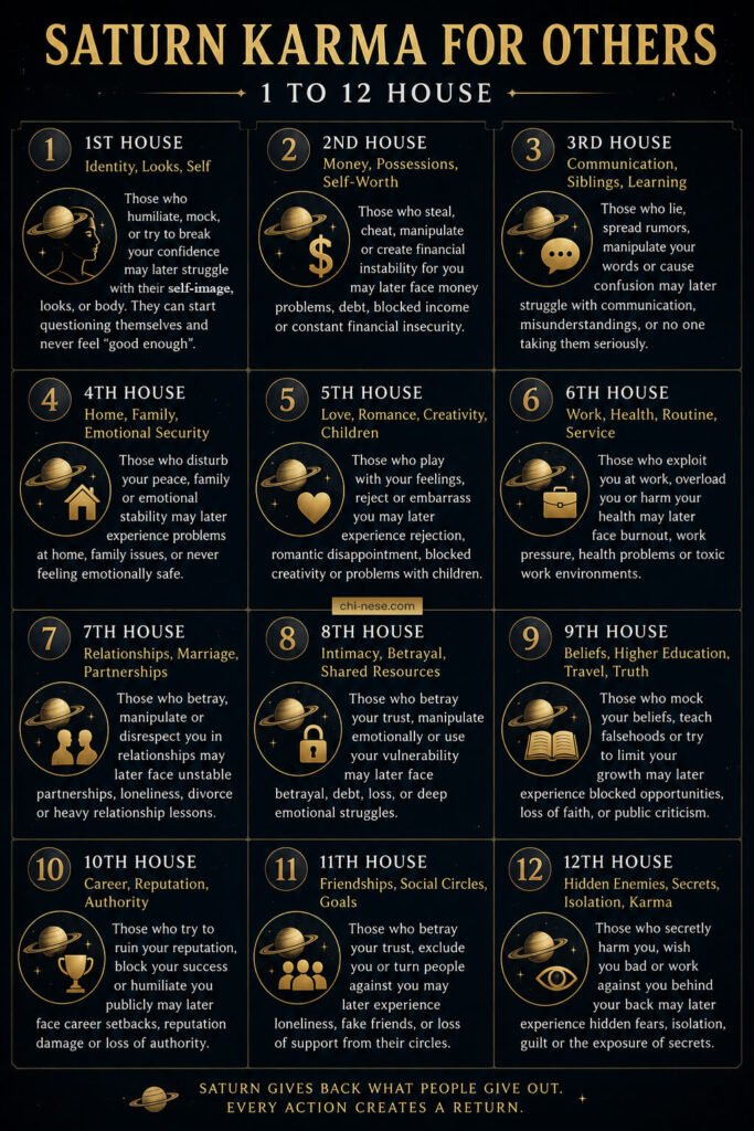 saturn karma for others