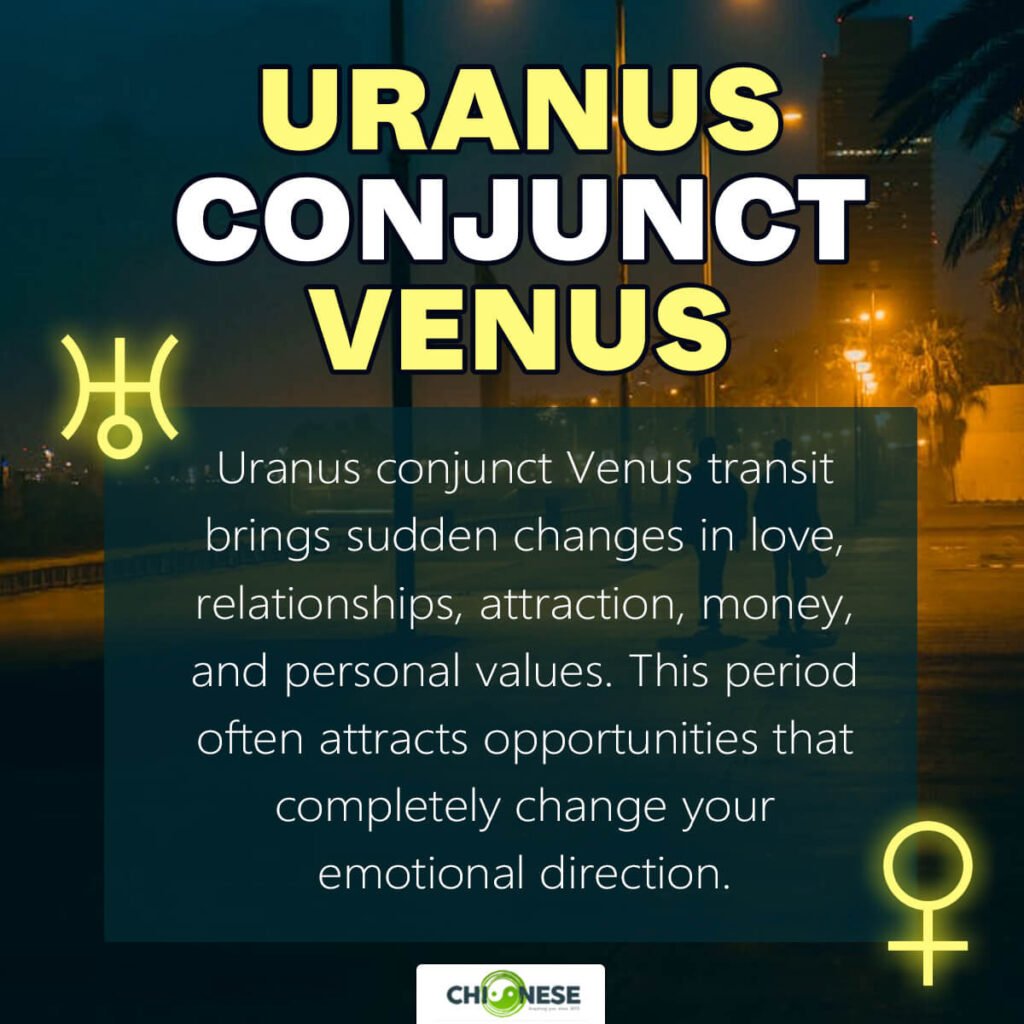 uranus conjunct venus transit