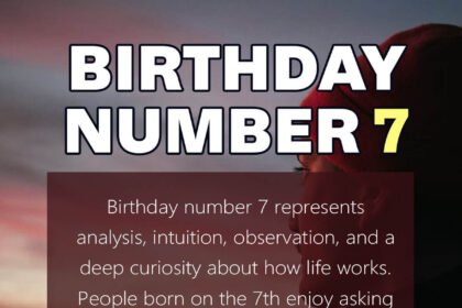 birthday number 7