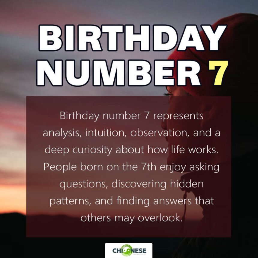 birthday number 7